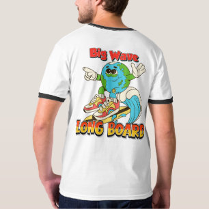 Big-Wave-Longboard-Surfing-T-Shirt  T-Shirt