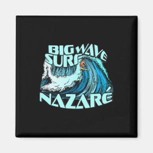 Big Wave Surfer 100 Fuß Welle Surf Nazare Portugal Magnet
