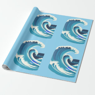 Big Wave Surfer Thunder_Cove Geschenkpapier