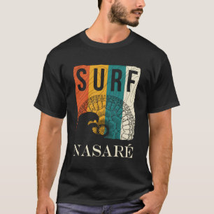 Big Wave Surfing Nazare Portugal T-Shirt