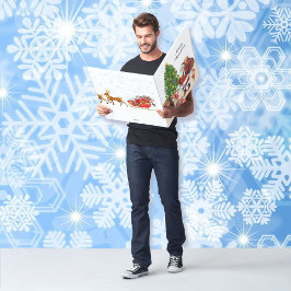 BIG Weihnachtskarte Weihnachtsmann an Freunde