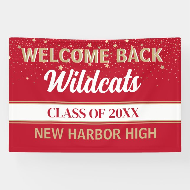 Big Welcome Back Class Reunion Bannière (Horizontal)