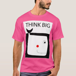 Big Whale Illustration denken T-Shirt