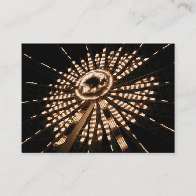 Big Wheel, Mini-Foto Visitenkarte (Vorderseite)