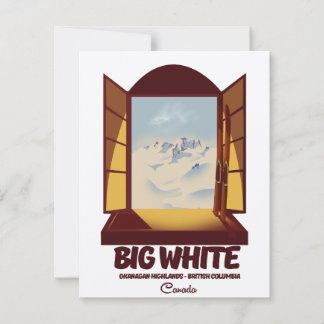 Big White British Columbia Kanada Skipposter