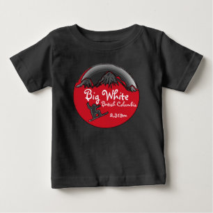 Big White British Columbia Red-Babyboard Baby T-shirt