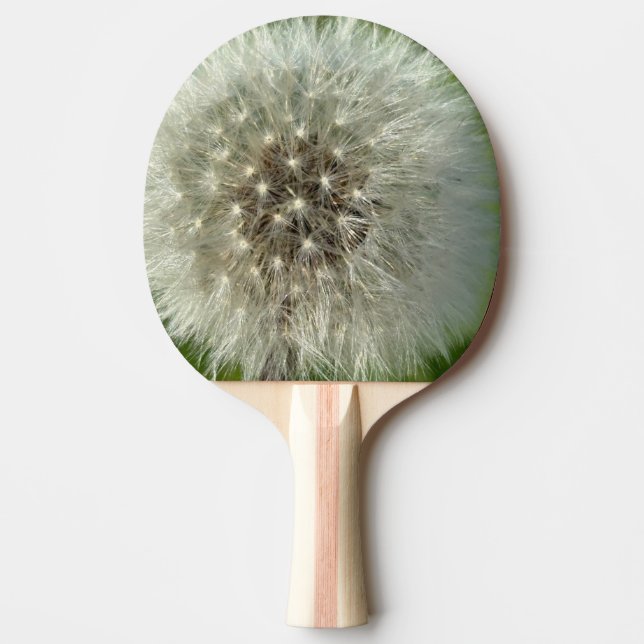 Big White Dandelion Tischtennis Schläger (Vorderseite)