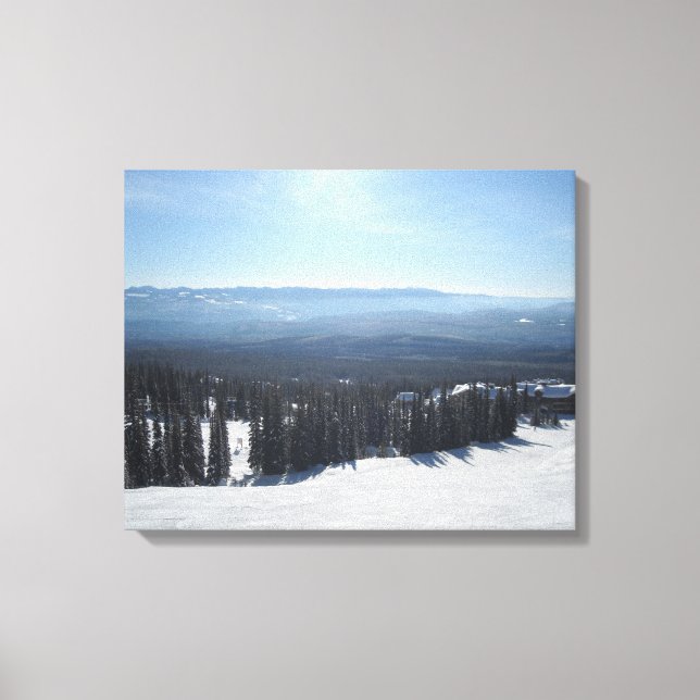 Big White Mountain Leinwanddruck (Vorderseite)