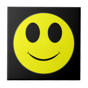 Big Yellow Happy Face Fliese