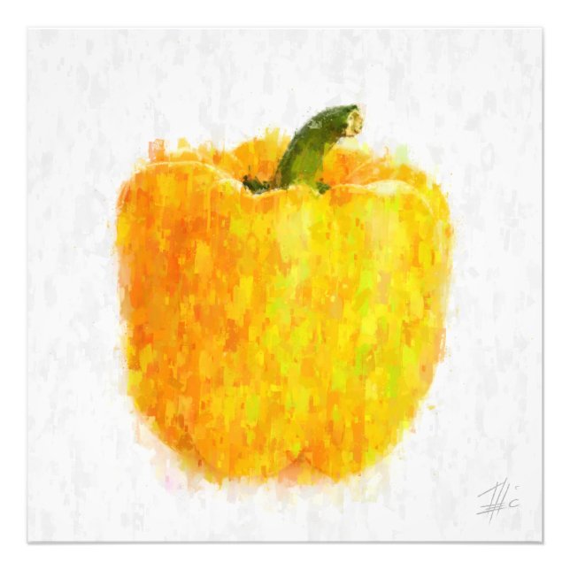 Big Yellow Pepper Fotodruck (Vorne)