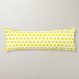 Big Yellow Polka Dots White Custom Colors Cool Seitenschläferkissen