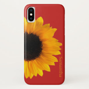 Big Yellow Sunflower iphone X Coque