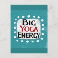 Big Yoga Energy Postcard