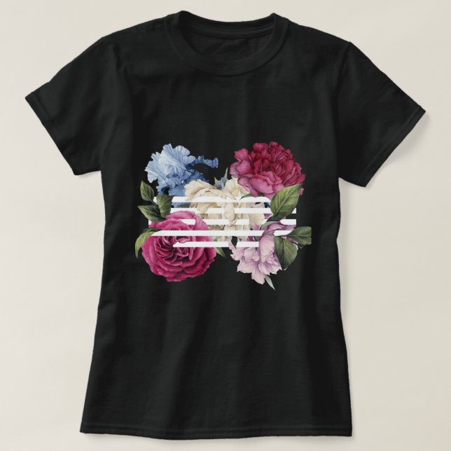 BIGBANG Blume Road - Weiß T-Shirt (Design vorne)