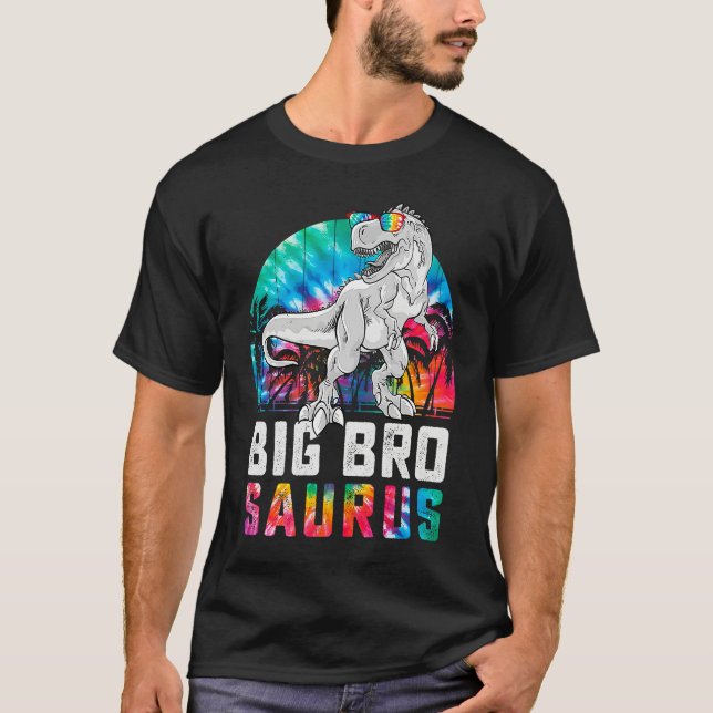 Bigbrosaurus Rex Dinosaur Big Bro Saurus Family Ma T-Shirt (Vorderseite)