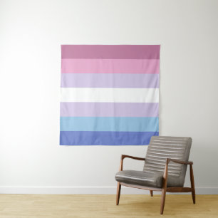 Bigender-Flagge 57 x 57 Wandteppich
