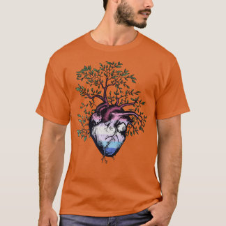 Bigender Herz Baum des Lebens T-Shirt