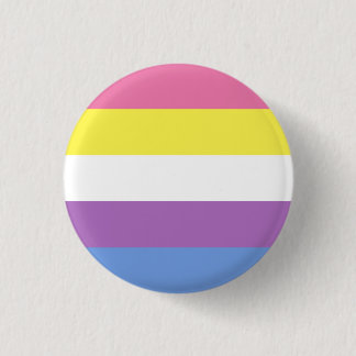 Bigender-Pride-Button (gelb) Button