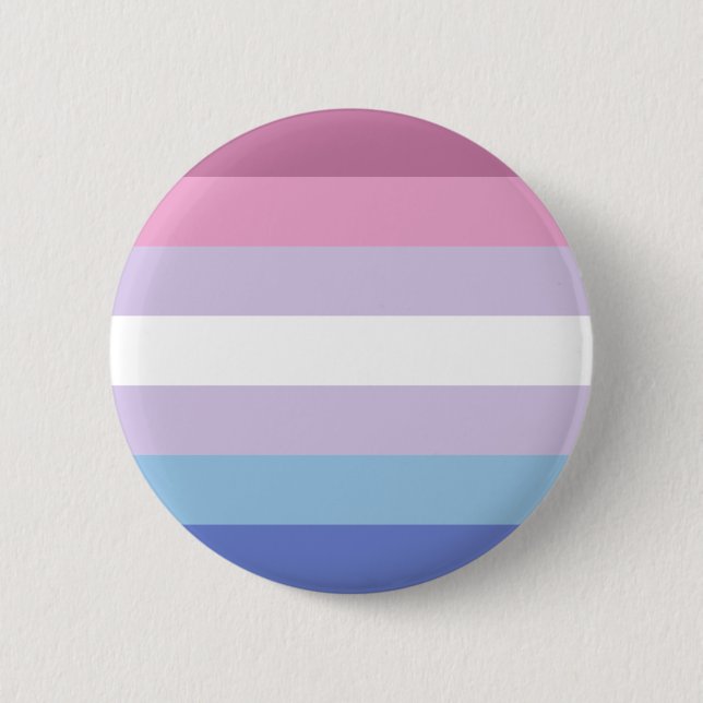 Bigender Pride Flag Keramik Button (Vorderseite)