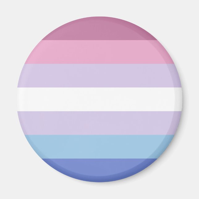 Bigender-Pride-Markierung Magnet (Vorne)