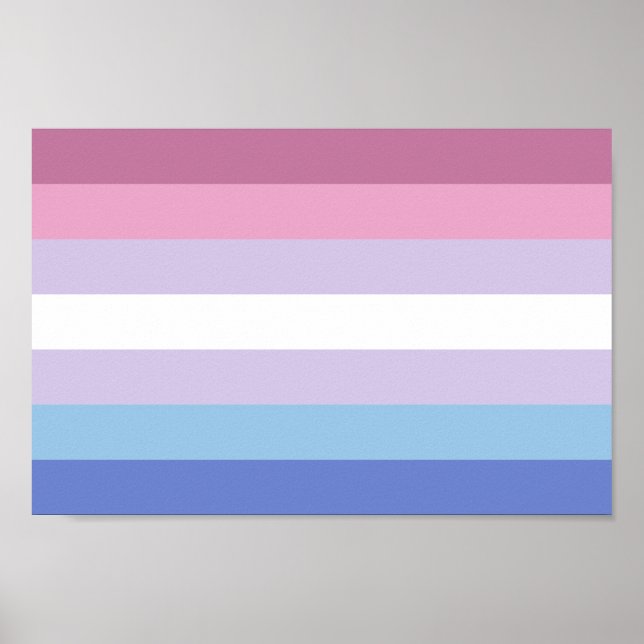 Bigender Pride Poster (Vorne)