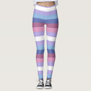 Bigender-Stolz, gestreifte Print, LGBTQ-Stolz Leggings