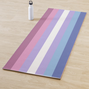 Bigender-Stolz, gestreifte Print, LGBTQ-Stolz Yogamatte
