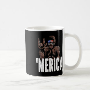 Bigfoot 4. Juli American Independence Day Asl Kaffeetasse