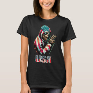 Bigfoot 4. Juli Usa Patriotic Sasquatch Teens T-Shirt