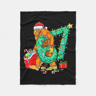 Bigfoot 67 Meme Weihnachtsbaum 67 Baseball Lebenss Fleecedecke