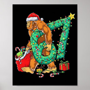 Bigfoot 67 Meme Weihnachtsbaum 67 Lifestyle verkau Poster