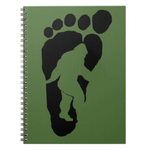 Bigfoot-Abdruck Notizblock