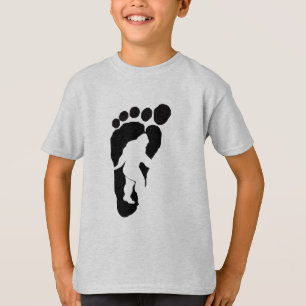 Bigfoot-Abdruck T-Shirt