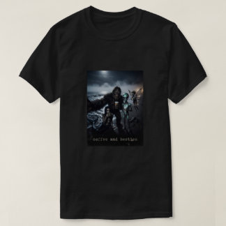 Bigfoot Alien Meerjungfrau Fee Dark Fantasy Vintag T-Shirt