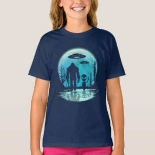 Bigfoot Alien UFO Offenlegung Verschwörung Geschen T-Shirt