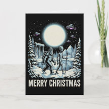 Bigfoot Alien UFO Pyramide Weihnachten Kryptid Mys
