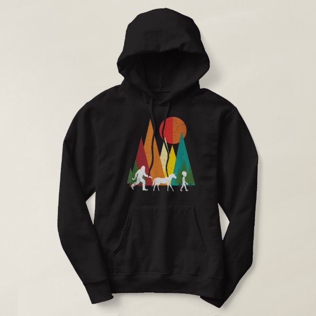 Bigfoot Alien unicorn Alien Fantasie Idee 2003 Hoodie (Design vorne)
