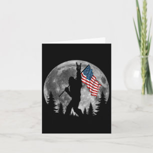 Bigfoot American Flag Sasquatch Patriotic 4. J Karte