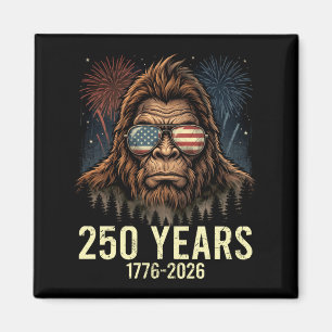Bigfoot Amerika Feuerwerk 4. Juli 250 Magnet