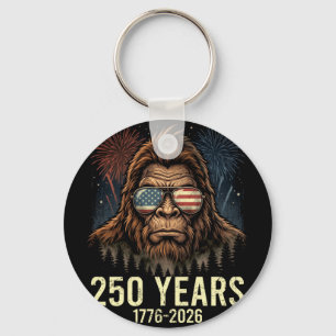 Bigfoot Amerika Feuerwerk 4. Juli 250 Schlüsselanhänger