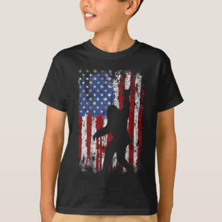 Bigfoot Amerikanische Flagge 4. Juli Patriotisch 1 T-Shirt