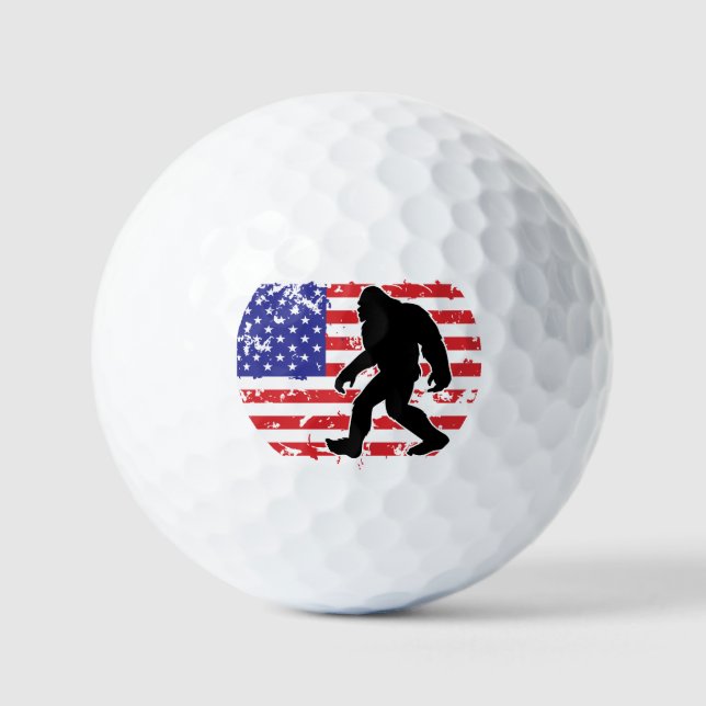 Bigfoot and the American Flag Golfball (Vorderseite)