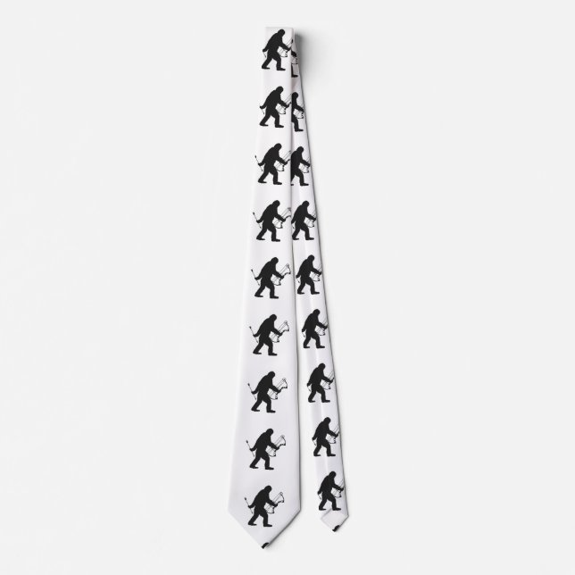 Bigfoot Archer Silhouette Krawatte (Vorderseite)