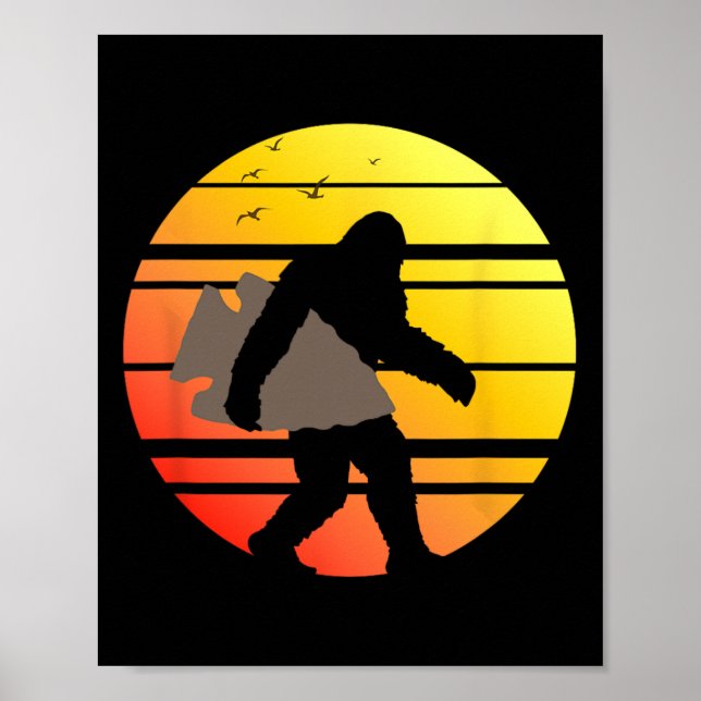 Bigfoot Arrowhead Junting Indian Arrowhead Collect Poster (Vorne)