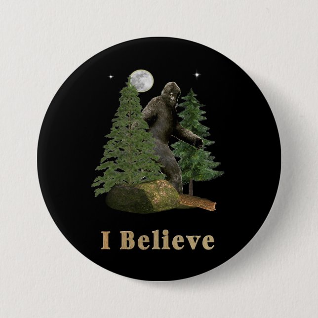 Bigfoot Art Button (Vorderseite)