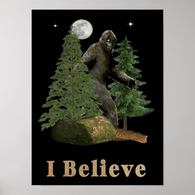 Bigfoot Art Poster (Vorne)