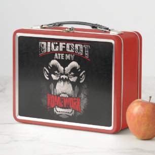 BIGFOOT ASS MEINE HAUSAUFGABEN METALL BROTDOSE