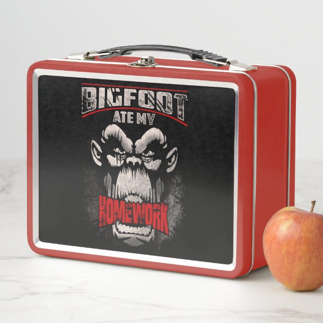 BIGFOOT ASS MEINE HAUSAUFGABEN METALL BROTDOSE (Beispiel)