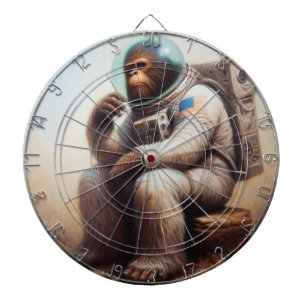 Bigfoot Astronaut Dartscheibe