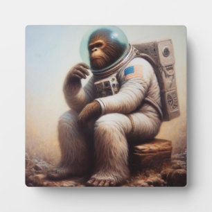 Bigfoot Astronaut Fotoplatte